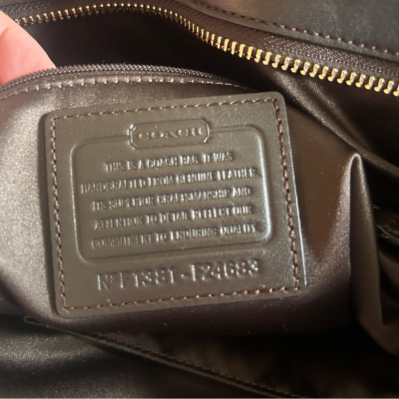 COACH 2013 Campbell Izzy Carryall Leather Satchel Bag - Picture 8 of 12